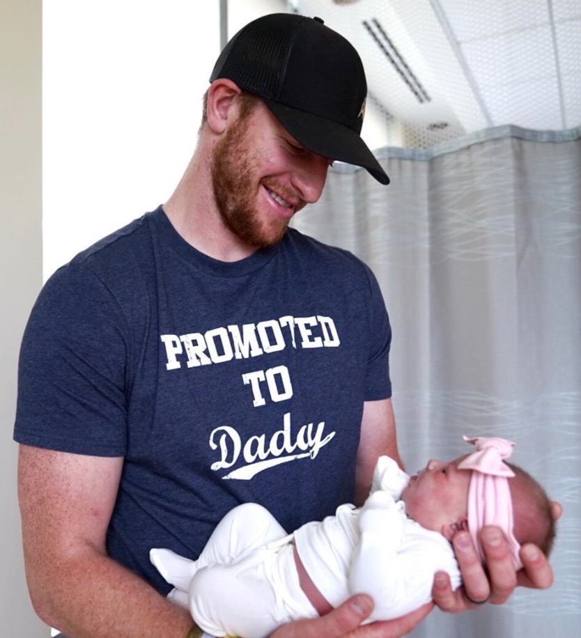 Carson Wentz Shares Good News Days After the Draft, He's a Dad Now – "Late last night my beautiful wife and I were blessed to welcome our sweet little girl into the World!"