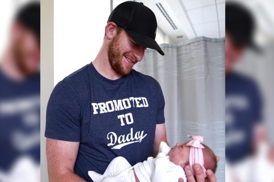 Carson Wentz Shares Good News Days After the Draft, He's a Dad Now