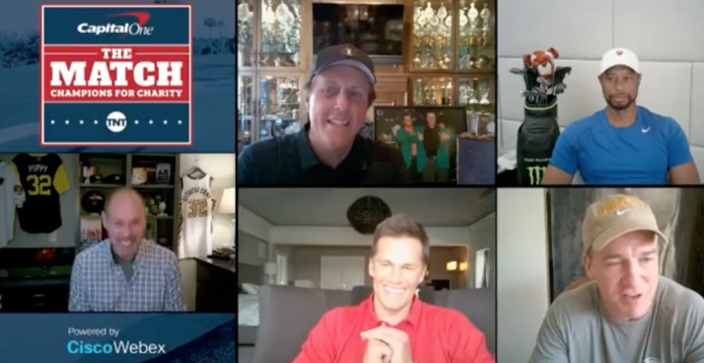 Peyton Manning Lets Tom Brady Have It In Hilarious Zoom Chat About Charity Golfing Tournament