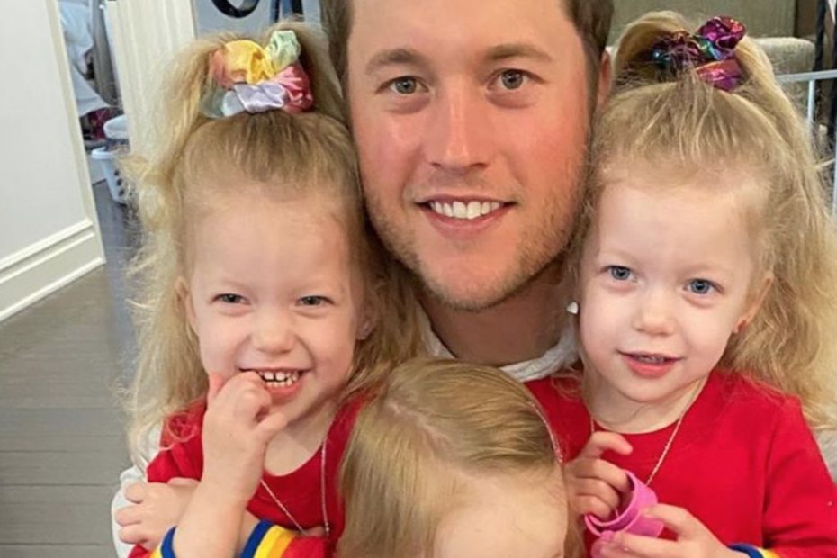 Matt Stafford's Twin Daughters Ace Snack Challenge In the Most Adorable Way