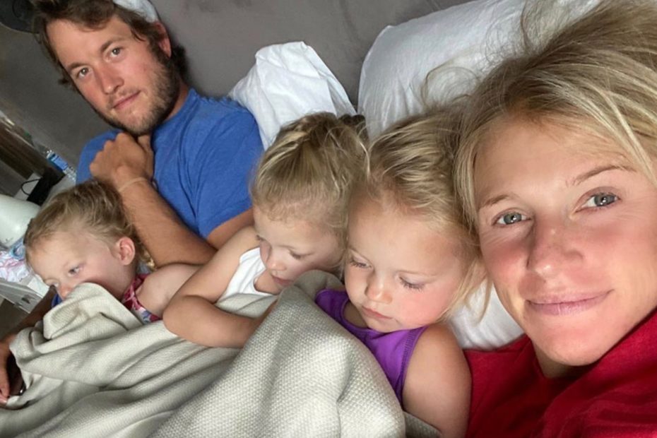 Lions Quarterback Matthew Stafford and Wife Kelly Stafford Welcome Their Fourth Child One Year After Her Brain Surgery