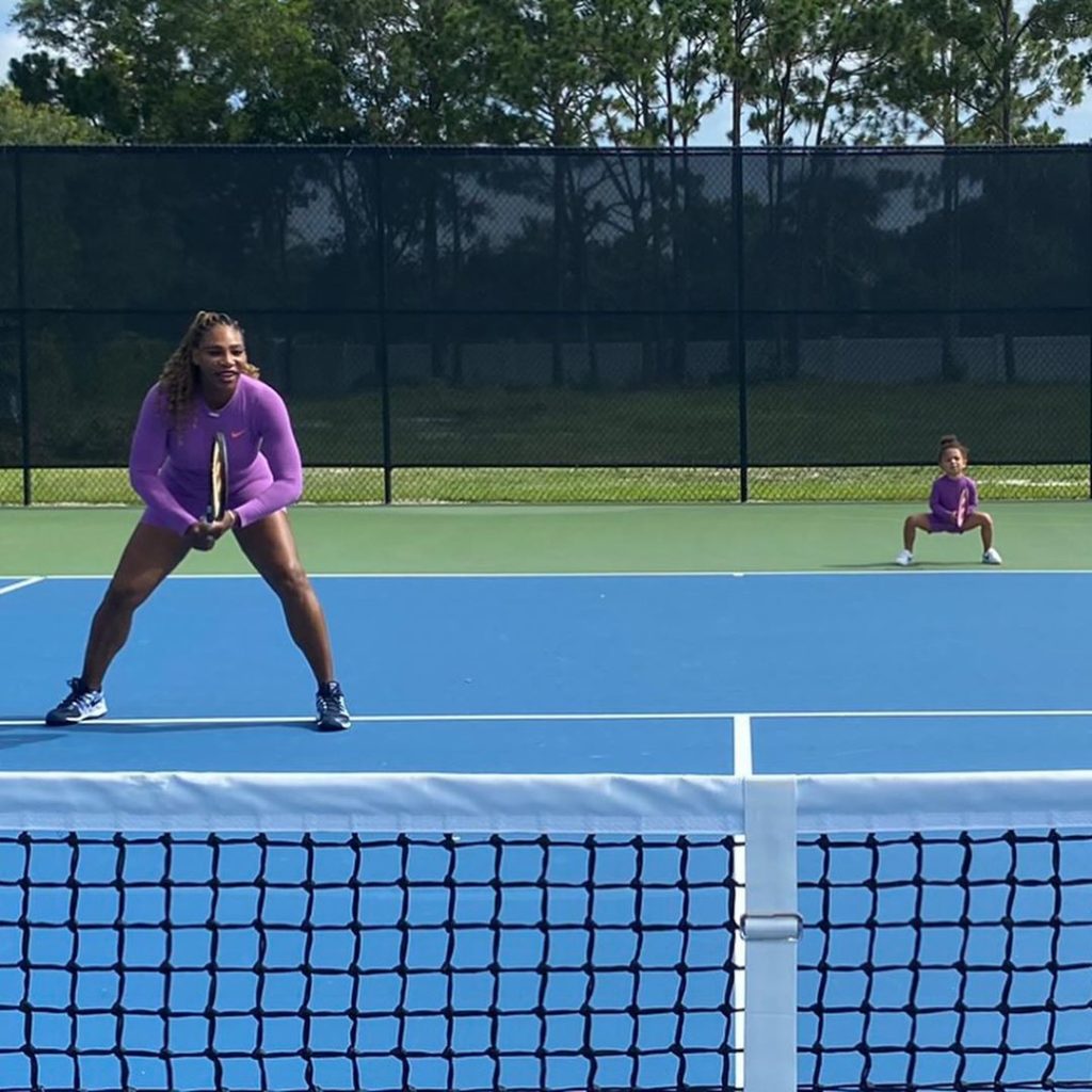 You Want to See Something Really Cute? Watch Serena Williams' Daughter Put on a Matching Tennis Outfit and Mimic Her Mom's Every Move – "If this isn't the cutest thing I've seen..."