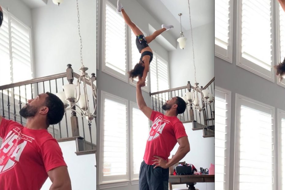 Dad Goes Viral After He Gave His Talented Daughter a Pep Talk After She Fell From Difficult Stunt
