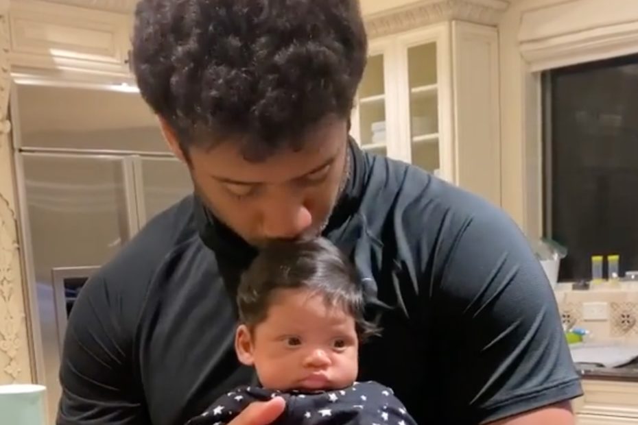 Russell Wilson Shares New Video of His Adorable Newborn Son, Win