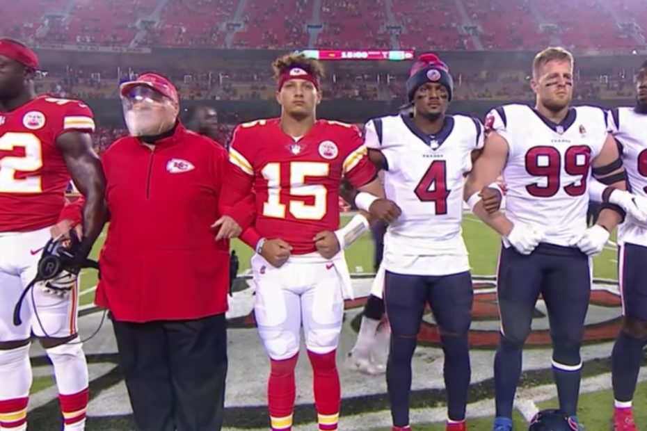 Twitter Is Disgusted With How Kansas City Chiefs Fans Reacted During Players' Show of Unity Before First NFL Game