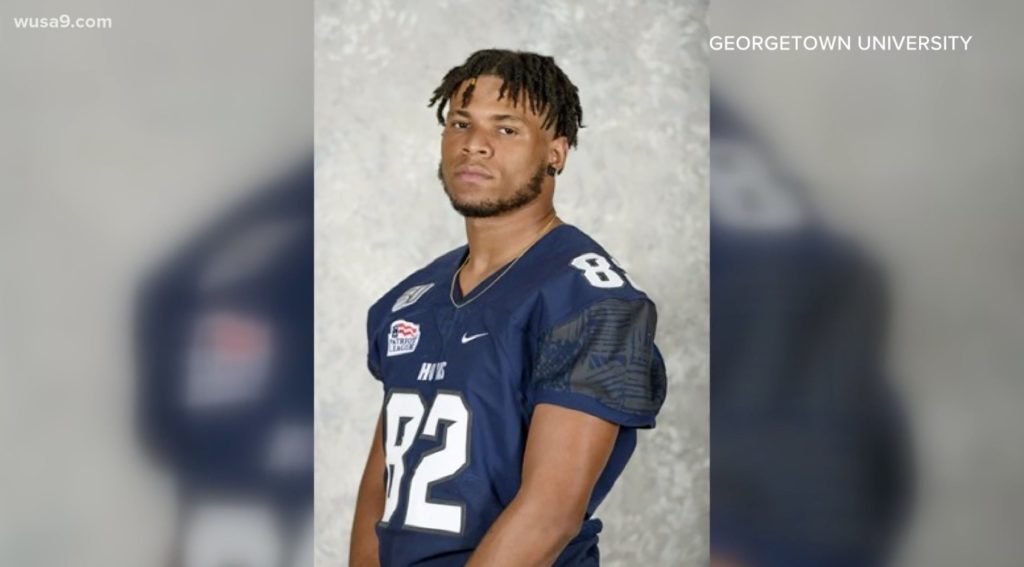 Georgetown University Football Player Arrested on a Warrant, Charged with Murder – A D.C. police spokesman confirmed that Williams was taken into custody in Georgia.