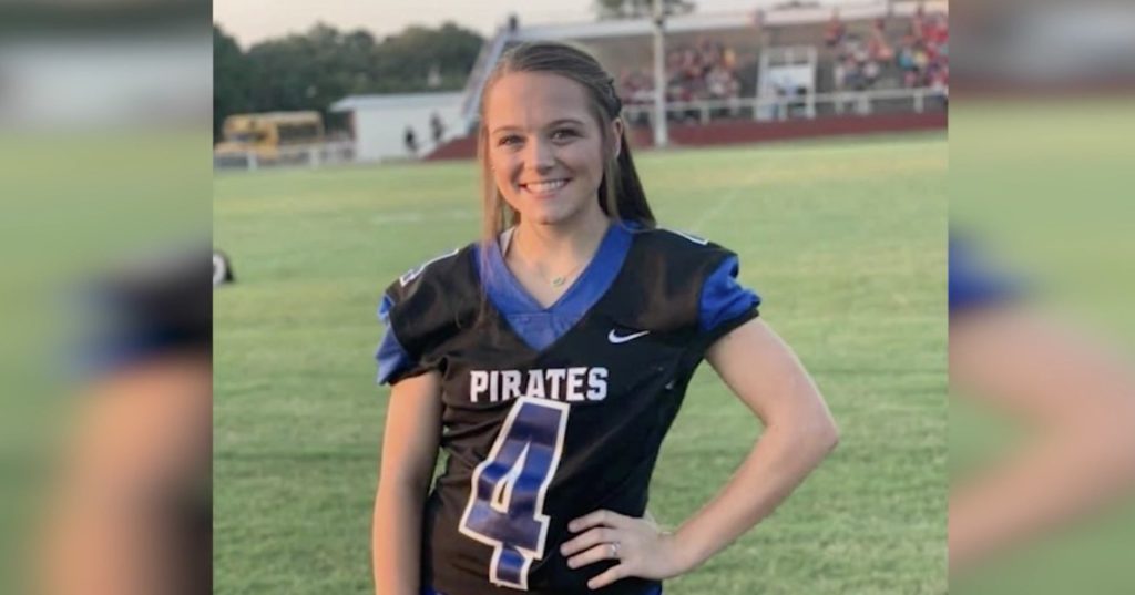 Cheerleader Hospitalized After Goalpost Falls on Her, Pinning Her to the Ground