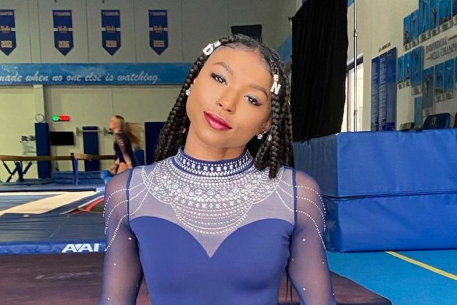 Simone Biles Gives Shout Out To UCLA Gymnast Nia Dennis After Season Opener Clinching Floor Exercise Routine Win