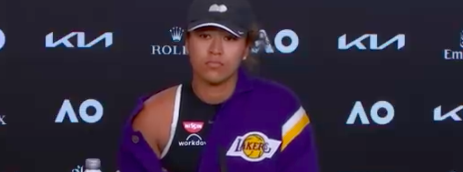 Naomi Osaka Wears Lakers Shirt After Match With Serena Williams