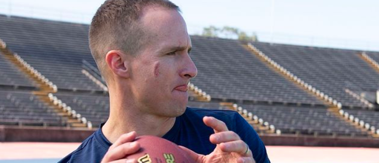 Watch This: To Retire Or Not To Retire, That's The True Question It Seems When It Comes To Drew Brees – Todd Durkin, owner of Fitness Quest 10 in San Diego, posted a video of Drew Brees training with fellow NFL quarterback Chase Daniel. The quarterbacks faced off in a little competition with pushing a sled.