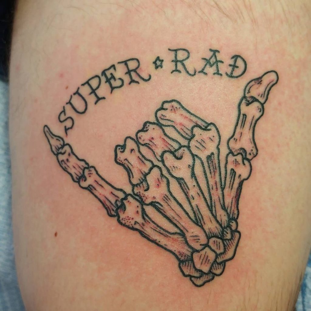 check out these 32 creepy-cool skeleton hand tattoos! | skeleton hand tattoos showcase a marriage between the living and the dead. most of us will only ever see our bones via an x-ray.