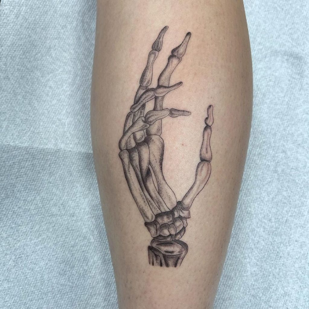 skeleton hand