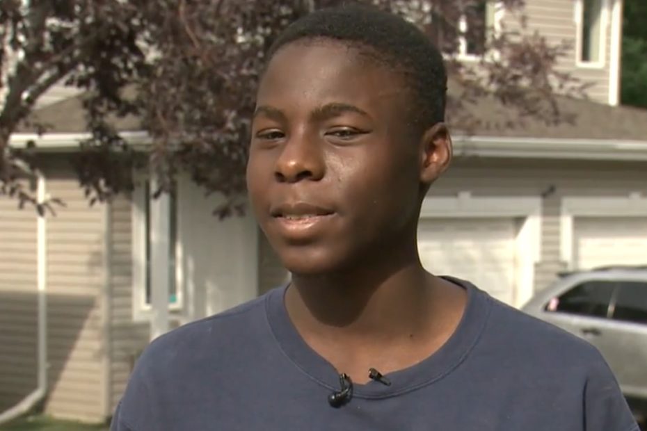 Basketball Loving Teen, Anthony Moubike, 14, Surprised With Heartwarming Gift From Neighbor