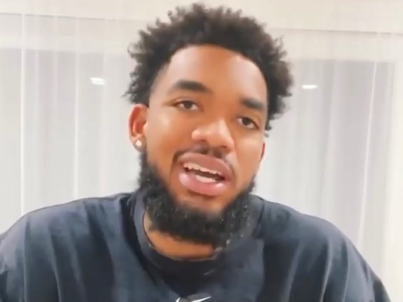 Karl-Anthony Towns Slam Dunks on Folks Who Aren't Fully Vaccinated From COVID-19