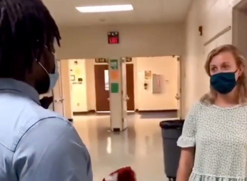 Heartwarming Video Goes Viral of High School Student-Athlete Presenting Teacher With Jersey