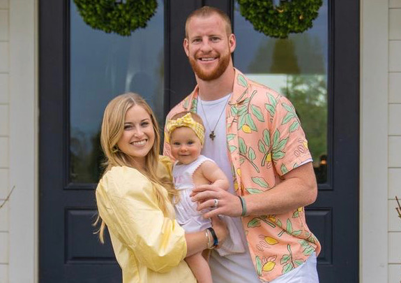 Carson Wentz Welcomes His 2nd Daughter Into the World!