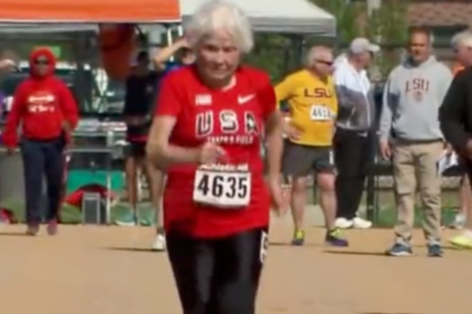 Julia Hawkins Completes an Astonishing 100 Meter Run at the Age of 105