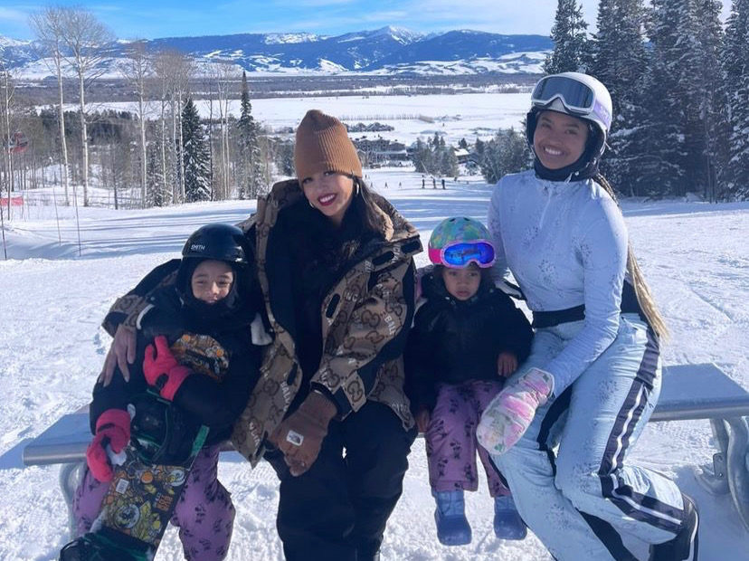 Bianka Bryant is Learning to Snowboard and It's Adorable