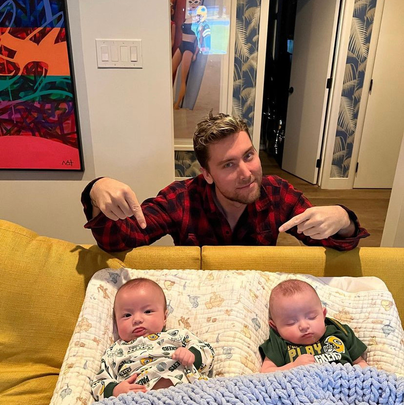 Former NSYNC Legend Lance Bass, 42, Dressed His Twins in Adorable Green Bay Packers Merch