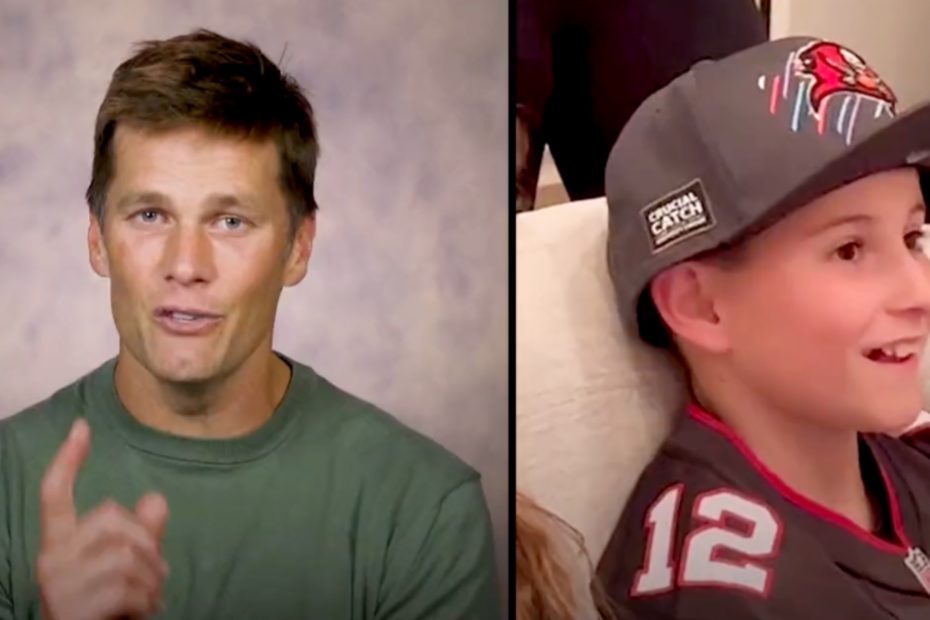 Tom Brady Helped a 10-Year-Old Boy Beat Brain Cancer and Gave Him Super Bowl Tickets