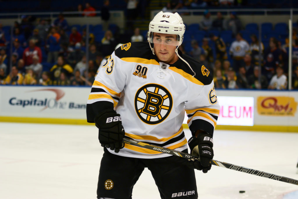 Brad Marchand, 33, of the Boston Bruins Steals a Phone Upon Exiting the Ice