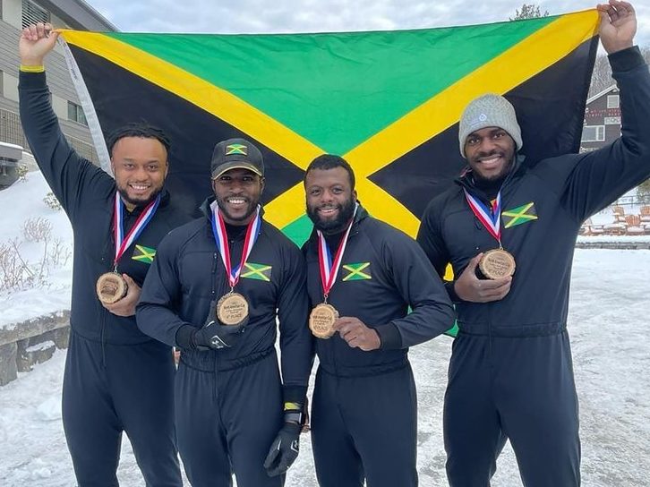 Jamaica’s Four-Man Bobsled Team Returns to the Winter Olympics For the First Time Since 1998 to Make Historic Performance