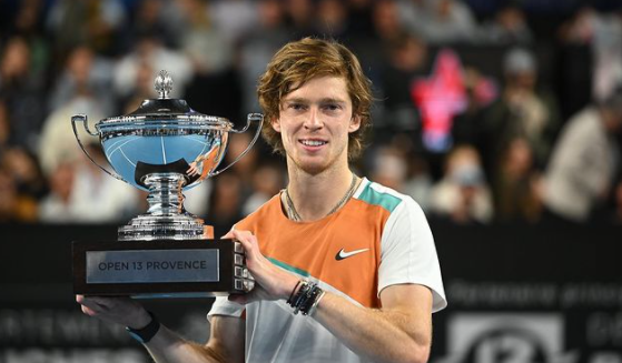 Russian Tennis Player Andrey Rublev Urges ‘No War Please’ Following Victory
