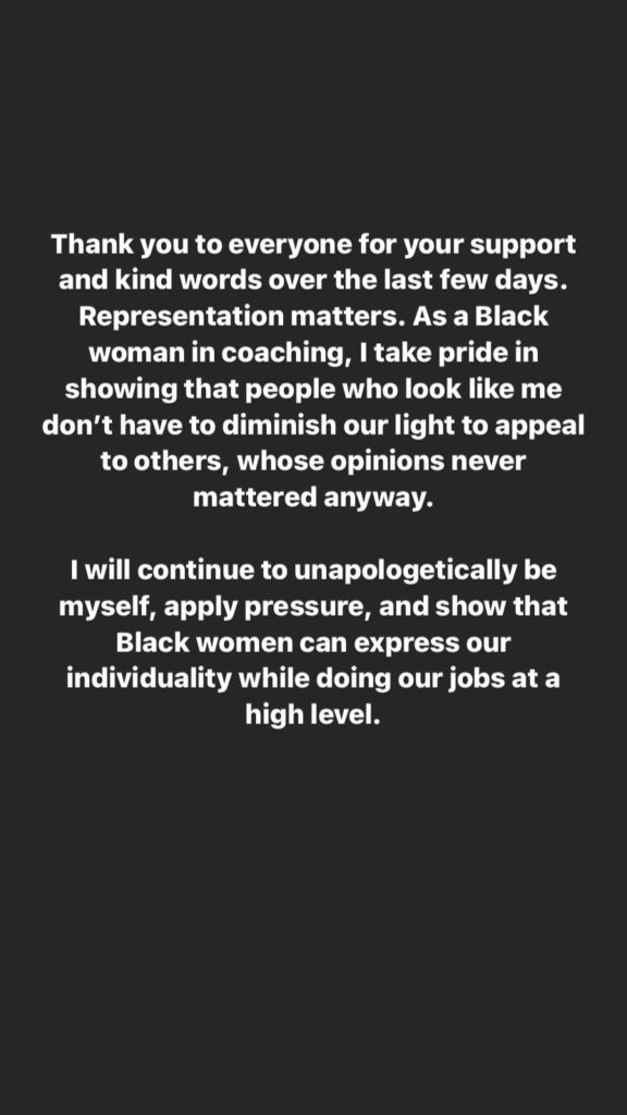 31-Year-Old Sydney Carter, Texas A&M University Basketball Coach, Responds to Fashion Criticism: 'I Will Continue to Unapologetically Be Myself'