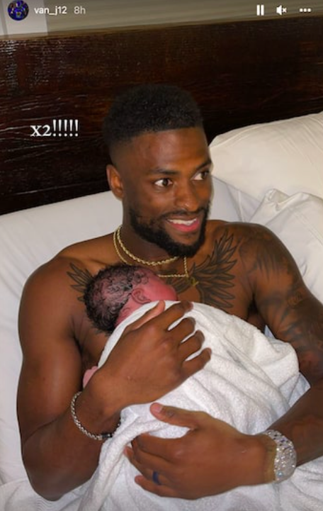 Van Jefferson's Super Bowl Baby Has an Adorable Football Themed Name