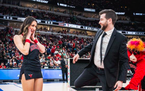Chicago Bulls Dancer Receives Incredible Proposal During Halftime