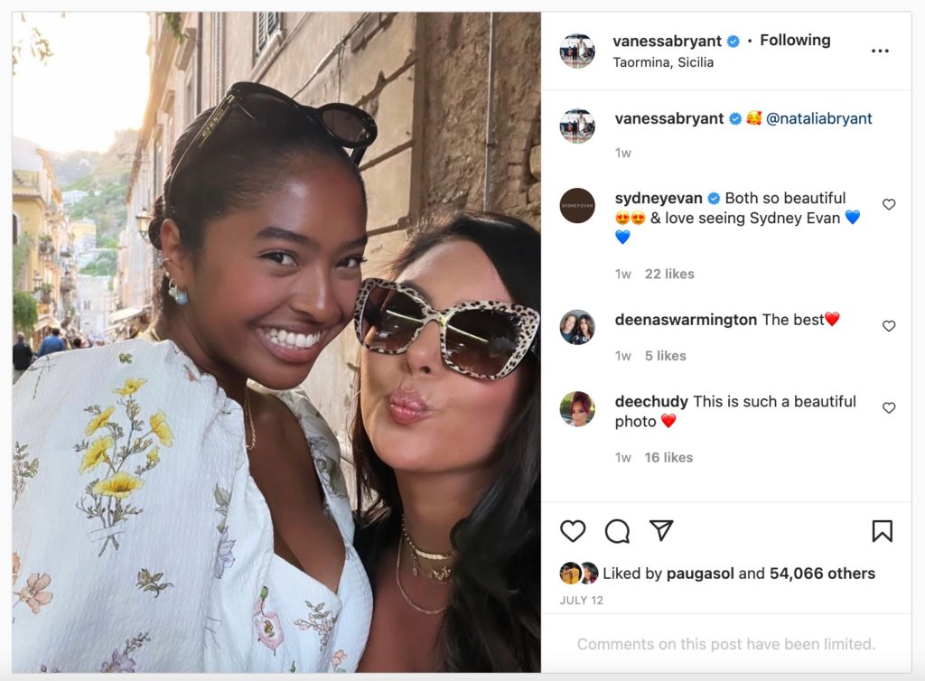 The Gorgeous Photos From Vanessa Bryant's Trip to Italy Where She Showed Her Kids Were Kobe Bryant Lived – Vanessa Bryant and her three daughters recently honored their late father, Kobe Bryant, with a lavish, yet meaningful and memorable trip to Italy.