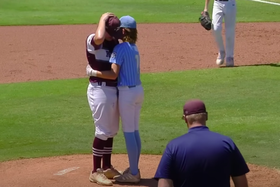 An Adorable Moment Captured at the 2022 Little League Southwest Regional Playoff