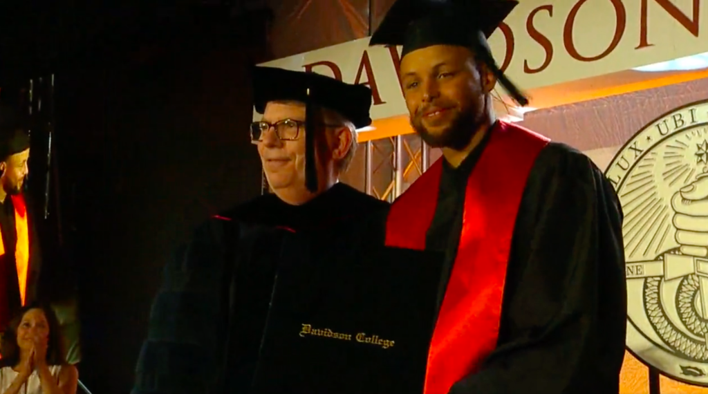 Stephen Curry Has Memorable Graduation 13 Years After Leaving For The NBA