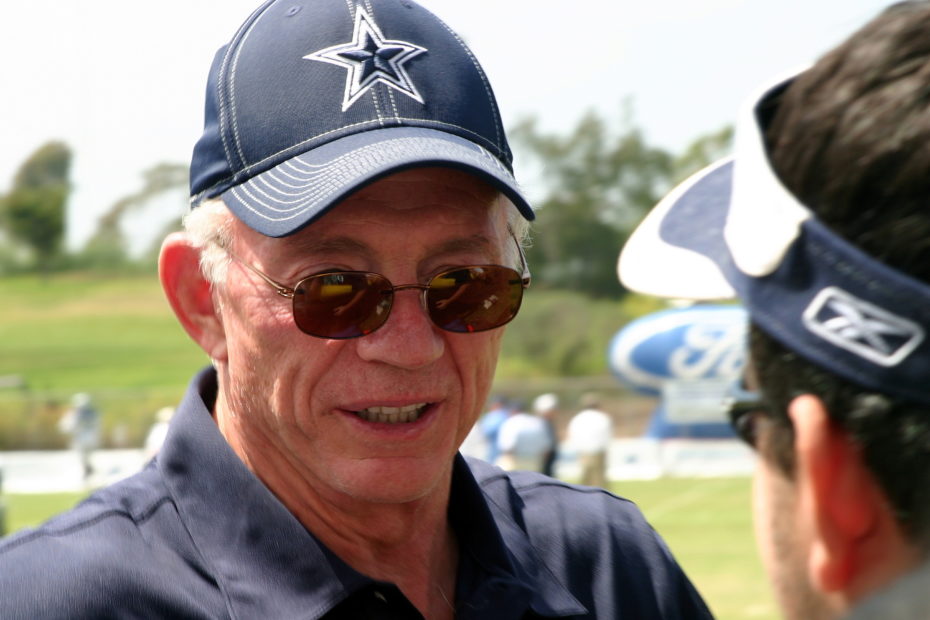 Jerry Jones, 80, Faces Severe Scrutiny After Dressing Up as a Blind Ref For Halloween