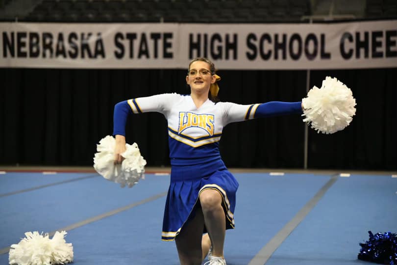 High School Cheerleader Katrina Kohel Competes at 2023 State Championships After Her Left Her Astray